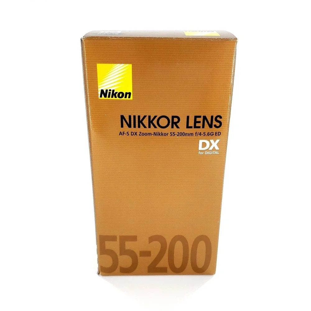 Nikon Nikkor AF-S DX 55-200mm f/4.0-5.6 G ED Lens Black Brand New